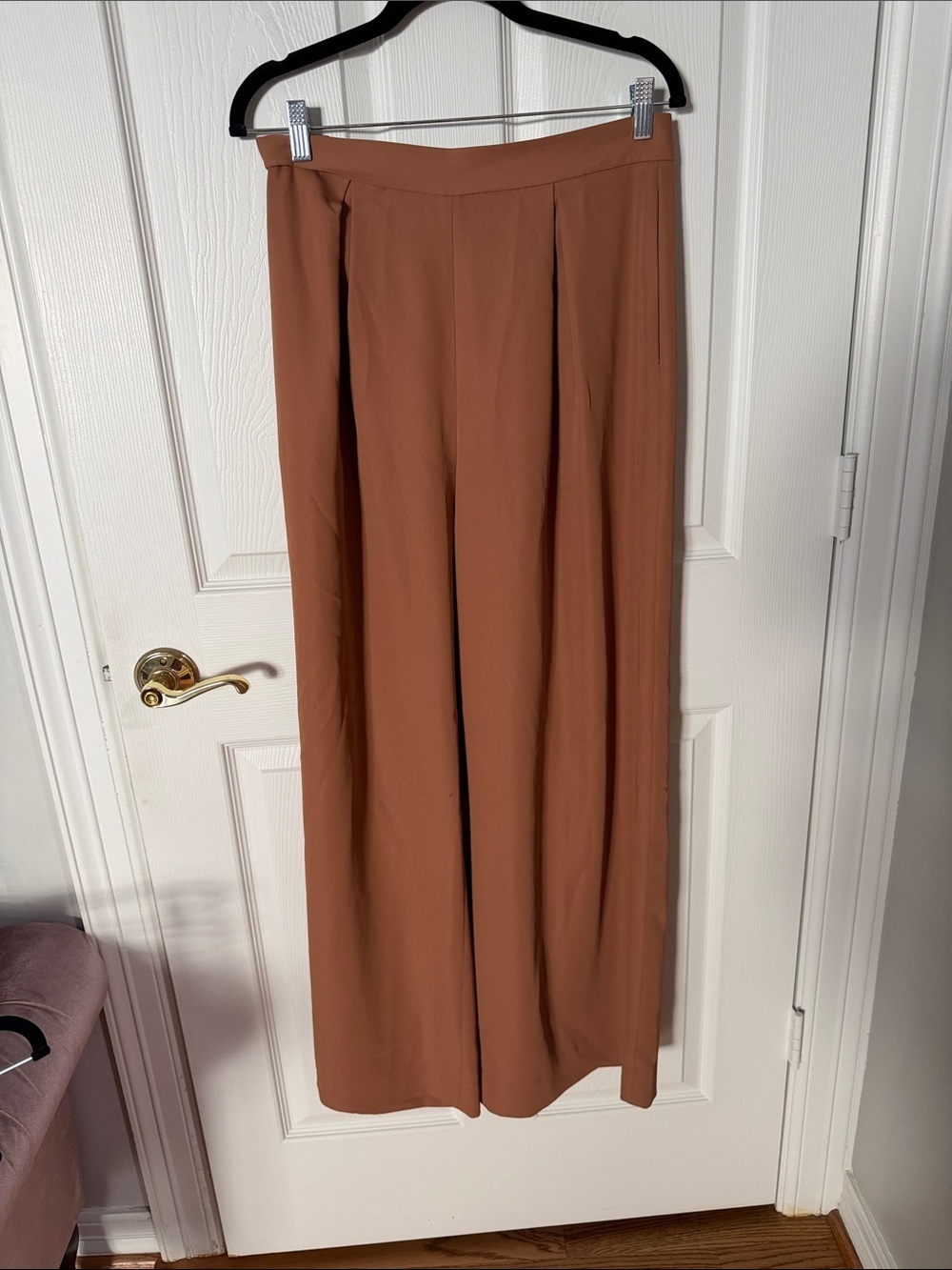 Alex Marie Wide-Leg Pants in Rust size 6